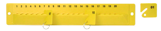 Suporte amarelo